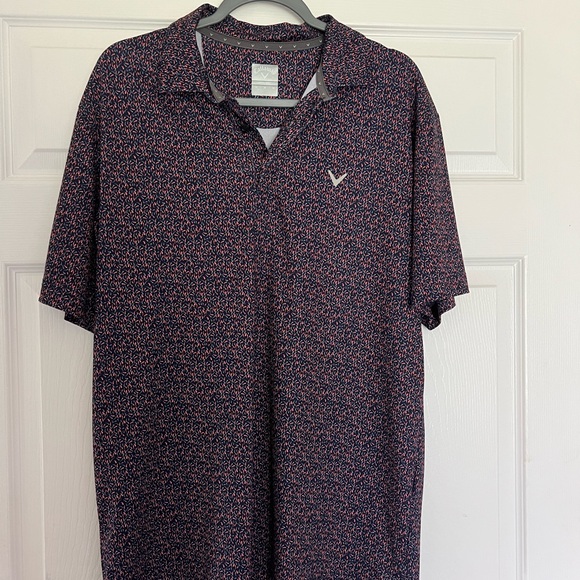 Callaway Men's Patterned Golf Polo - Picture 1 of 5